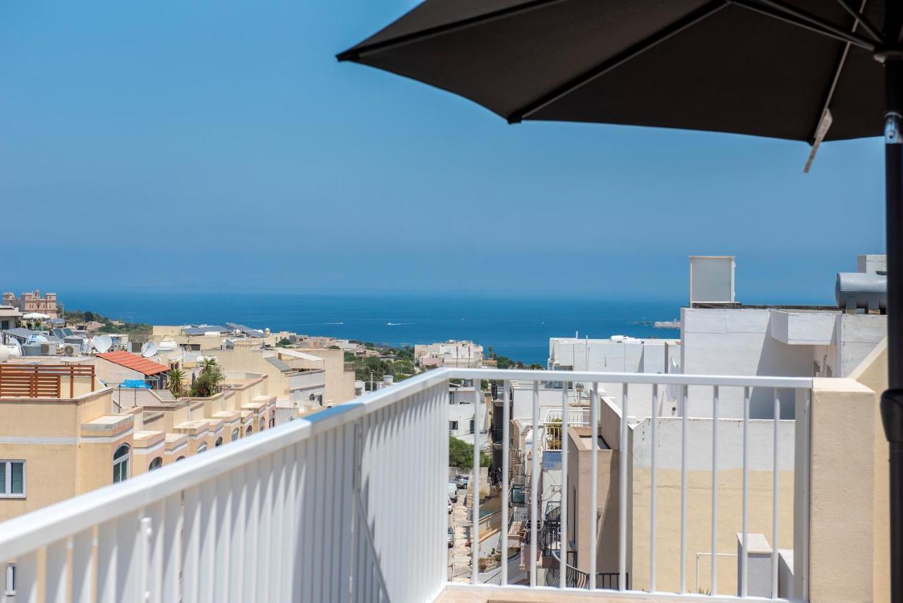 Summer Breeze Penthouse With Private Hot Tub & Terrace With Panoramic Views, By Getawaysmalta Mellieha Exterior photo